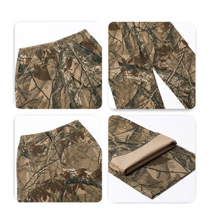 Unisex Heavy-Weight Realtree Trousers <b>Men's</b> <b>Camo</b> Straight Custom All Print Cargo Denim <b>Pants</b> Plus Size Options - Product Image 3