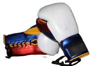 Nouveaux gants de boxe en cuir de vachette multicolore logo personnalisé imprimé gants de boxe gagnants d'entraînement en cuir avec un design entièrement personnalisé - Product Image 3
