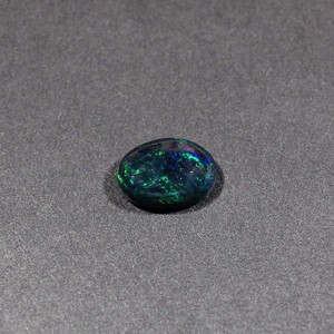 Opale noire naturelle 13X10MM Cabochon ovale 3.15Cts 1 pièce pierre précieuse en vrac pour la fabrication de bijoux - Product Image 2