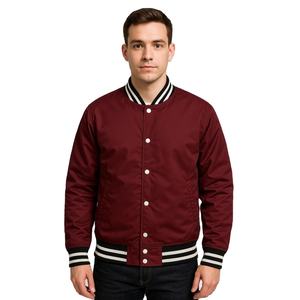 Fabricado en fábrica de poliéster satinado para hombre, haga su propio diseño, chaquetas de alta calidad, chaquetas de satén de talla grande - Product Image 3