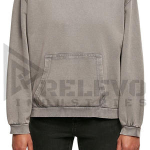 Sudadera con Capucha Extra Grande y Estilo Casual para Hombre, 100% Algodón Felpa, Lavado Ácido, con Servicio OEM - Product Image 6