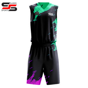 Latest Designs Top Quality Reversible Basketball Uniforms Fully Custom Basketball Uniforms - Product Image 5