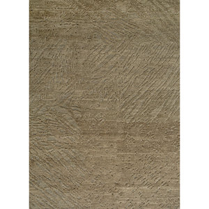 Alfombra de Lana y Seda Anudada a Mano Kavi Green, Colección Free Verse-Skrt-952, Diseño Abstracto Clásico para el Hogar, Rectangular, 10 mm - Product Image 3