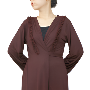 Zura Cardigan décontracté de haute qualité pour femme Vêtements d'extérieur à manches longues avec sensation de main douce et motif solide - Product Image 1
