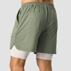 กางเกงขาสั้นผู้ชาย OEM สำหรับฤดูร้อน ทรงพอดีตัว ระบายอากาศได้ดี ผลิตจากผ้าอ๊อกซ์ฟอร์ดแบบไม่ทอ พร้อมบริการพิมพ์โลโก้และผลิตภายใต้แบรนด์ของลูกค้า - Product Image 2