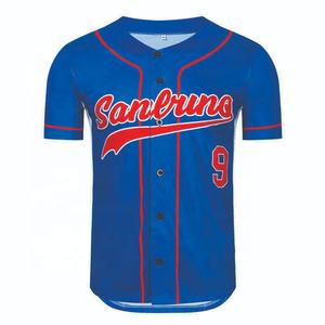 Maillot de baseball authentique pour homme avec coutures de haute qualité et tissu évacuant l'humidité pour les équipes sportives - Product Image 1