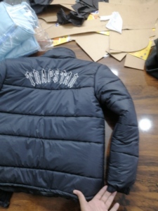 Chaqueta Bomber Casual de Invierno para Hombre, 100% Algodón de Alta Calidad, Logotipo Personalizado Bordado, Abrigo Grueso y Cálido - Product Image 3