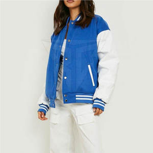 Meilleure vente veste coupe-vent Letterman pour femmes nouveau style vêtements tricotés à la mode caractéristique respirante - Product Image 4