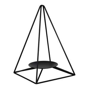 Candelabros geométricos negros, candelabros de Metal, centro de mesa para Halloween, oficina, hogar, artículos de iluminación modernos para la venta - Product Image 4