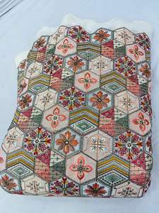 Venta al por mayor de suministro de fábrica bordado vestido de novia impreso Georgette tela ocasión especial Material de tul precio a granel disponible - Product Image 2