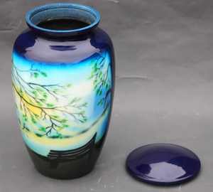 Urne funéraire pour cendres d'adultes, faite à la main, pour cendres d'animaux, conteneur de sépulture pour restes d'animaux, commémoration - Product Image 3