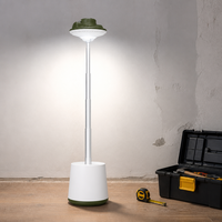 Lampe de travail portable rétractable G26, lampe de travail LED rechargeable, éclairage ambiant SMD RGB pour le camping, les situations d'urgence et l'utilisation en intérieur