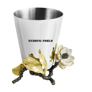 Florero de Metal de diseñador de primera calidad hecho a mano nueva maceta clásica elegante al por mayor nuevo florero de lujo - Product Image 4