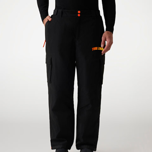 Ropa informal hecha a medida, pantalones de chándal de tela de sarga de algodón para hombre, cintura elástica, ajuste relajado, Joggers de carga ligeros - Product Image 4