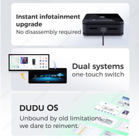 MEKEDE DUDUAUTO OS Android Boîte Android sans fil pour voiture, GPS WIFI BT MAP Navigation VIDEO Boîte multimédia vidéo Android Auto