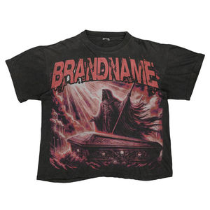 Camiseta extragrande con cuello redondo para hombre, camisetas con logotipo personalizado de alta calidad para hombre, fabricación directa de fábrica - Product Image 1