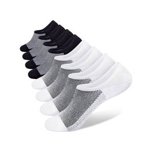 <b>Breathable</b> Cotton Ankle <b>Socks</b> For Daily Wear With Soft Stretchable Fit Unisex Ankle <b>Socks</b> With Cushioned Sole - Product Image 1