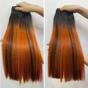 100% PAQUETES DE TRAMA DE CABELLO HUMANO CRUDO CABELLO REAL - Product Image 2