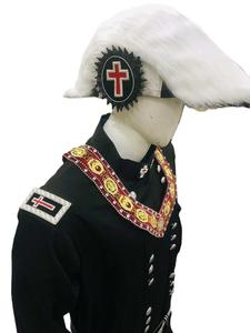 Uniformes Masónicos de Caballero Templario Bordados de Alta Calidad al por Mayor con Accesorios, Tela de Lona, Cruz Roja, Regalia Masónica - Product Image 5