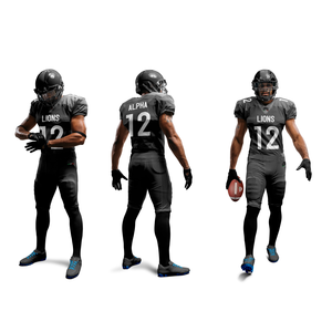 2025ชุดอเมริกันฟุตบอลของเยาวชนผู้ใหญ่แบบเย็บปักดีไซน์ล่าสุดสำหรับทีมสิ่งทอลายทแยงและชื่อระเหิดแบบเต็มรูปแบบ - Product Image 4