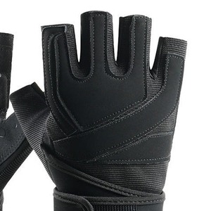 Gants de fitness haltérophilie respirants pour entraînement Service OEM Gants de musculation en cuir synthétique sur mesure - Product Image 1
