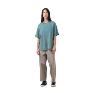 T-shirt oversize délavé à l'acide pour femme, en coton, style streetwear décontracté, fournisseur d'usine OEM sous marque privée - Product Image 2