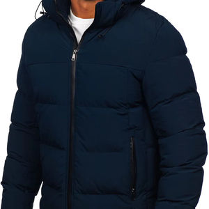 Chaqueta Acolchada Ligera y Transpirable para Hombre, Invierno, con Logotipo Frontal Personalizado, Poliéster/Nailon de Alta Calidad, Diseño Único - Product Image 1