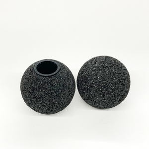 Tapa de Perfume Cuadrada de Piedra Volcánica Negra de Alta Calidad Personalizada, Porosa y Transpirable, de Lujo - Product Image 4