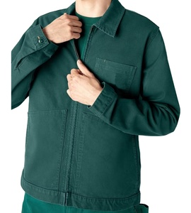 Chaqueta de mecánico con forro acolchado de algodón de sarga de alta calidad de fábrica personalizada, chaqueta de trabajo de lona pesada al por mayor - Product Image 4