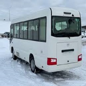 2010-2020 excelente estado COASTER BUS modelo diésel con asientos de cuero mano derecha e izquierda marca irreprochable Toyotta venta - Product Image 1