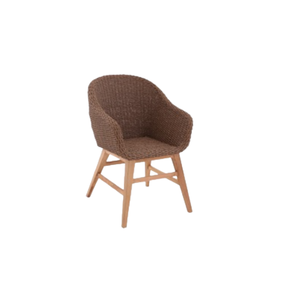 Chaise de salle à manger en rotin synthétique pour hôtel de luxe et salle à manger fabriquée en Indonésie - Product Image 1