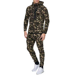 Vente en gros OEM nouveau survêtement d'entraînement pour hommes confortable survêtement brodé pour hommes Hip Hop qualité polaire personnalisée - Product Image 3