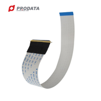 Connecteur de ruban plat FFC, câble électronique sur mesure, pas de 0,5/1,0/1,25/2,54 mm, plastique/PVC/cuivre, marque PRODATA
