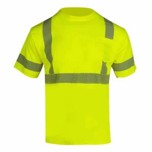 Hi Vis Reflective <b>T</b> <b>Shirt</b> for Men High Visibility Safety Workwear <b>Shirt</b> Lightweight <b>T</b>-<b>Shirts</b> for Construction Road Work - Product Image 3