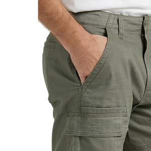 Pantalones cortos Cargo transpirables con diseño de logotipo personalizado, pantalones cortos Cargo de algodón 100% con múltiples bolsillos para exteriores de verano - Product Image 4