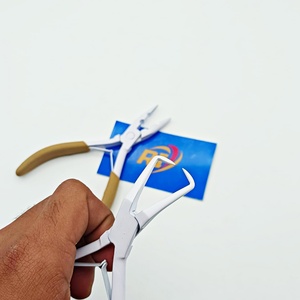 Pinzas Profesionales de Acero Inoxidable de Grado Quirúrgico para Extensiones de Cabello, Anillos Micro, Cuentas, Mango Antideslizante, Herramienta de Salón, OEM/Private - Product Image 5