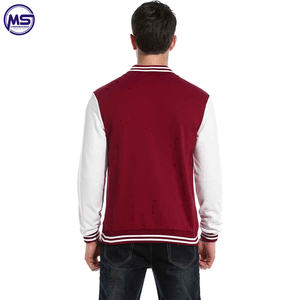 2022 chaquetas universitarias de diseño personalizado para hombre de alta calidad con cuello levantado mangas completas al por mayor para invierno - Product Image 3