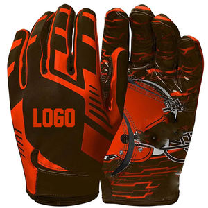 Vente chaude Prix d'usine Gants de football américain Récepteur personnalisé pour jeunes Gants de course de football - Product Image 1