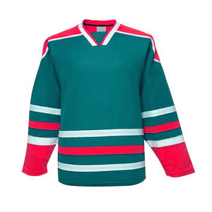 Ensemble d'uniformes de maillots de hockey sublimés OEM Uniformes de hockey sur glace avec logo personnalisé Meilleure vente de maillots de style hockey sur glace - Product Image 4