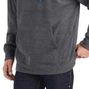 Sweat à capuche en molleton de coton premium respirant 360g OEM/ODM prêt pour le branding, approvisionnement en gros pour streetwear masculin - Product Image 2