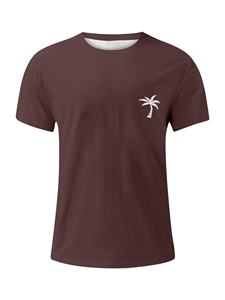 T-shirts graphiques pour hommes Chemise à manches courtes et col rond Tops amples décontractés Athletic Hawaiian Beach Summer Tee Shirts - Product Image 5