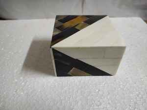 Boîte de rangement artisanale de qualité supérieure en corne et MDF avec incrustation, technique de polissage, pour Thanksgiving, Nouvel An, objets d'art et de collection, décoration - Product Image 2