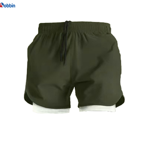 Shorts de sport 2 en 1 avec doublure plus longue, shorts personnalisés pour hommes, shorts de course pour hommes, shorts d'entraînement en plein air, shorts de yoga - Product Image 5