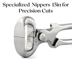 Farrier <b>tools</b> horseshoe nippers 15" hoof cutters hoof trimming nipper <b>Tool</b> with sharp Cutting <b>Edges</b> Farrier Hoof Equipment - Product Image 4