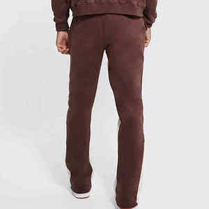Combinaisons de jogging empilables personnalisées pour enfants ensemble de survêtement évasé 2 pièces de haute qualité pour enfants ensemble de sweat à capuche et de pantalon de survêtement en coton épais et chaud - Product Image 2