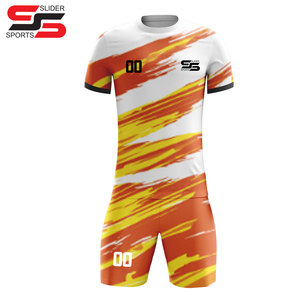 ชุดฟุตบอลชุดเครื่องแบบฟุตบอลชุดฟุตบอลพิมพ์ลายระบายอากาศได้ดีดีไซน์ล่าสุด - Product Image 5