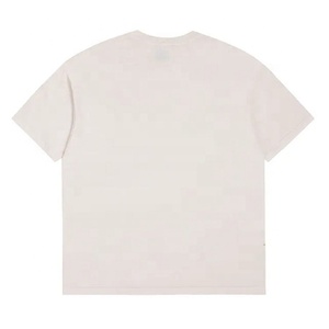 T-shirt de haute qualité pour hommes coupe régulière écologique anti-rides respirant à séchage rapide coton bio blanc noir - Product Image 2