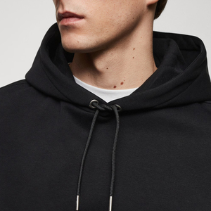 Sweat à capuche pour homme en tissu respirant, manches longues, avec logo personnalisé, vêtement décontracté, couleur unie, design pull-over pour l'hiver 2026 - Product Image 2