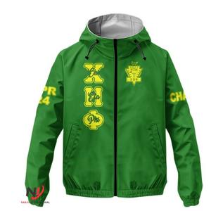 Veste de pluie imperméable coupe-vent veste de neige personnalisée vente en gros vêtements de sororité Chi Eta Phi veste coupe-vent courte brodée - Product Image 5