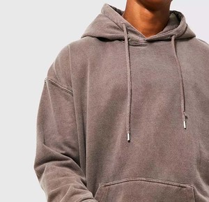Jersey con capucha para hombre, superventas, forro polar de algodón personalizable, Color sólido básico, ajustable, todos los tamaños, producto de invierno a la venta - Product Image 2